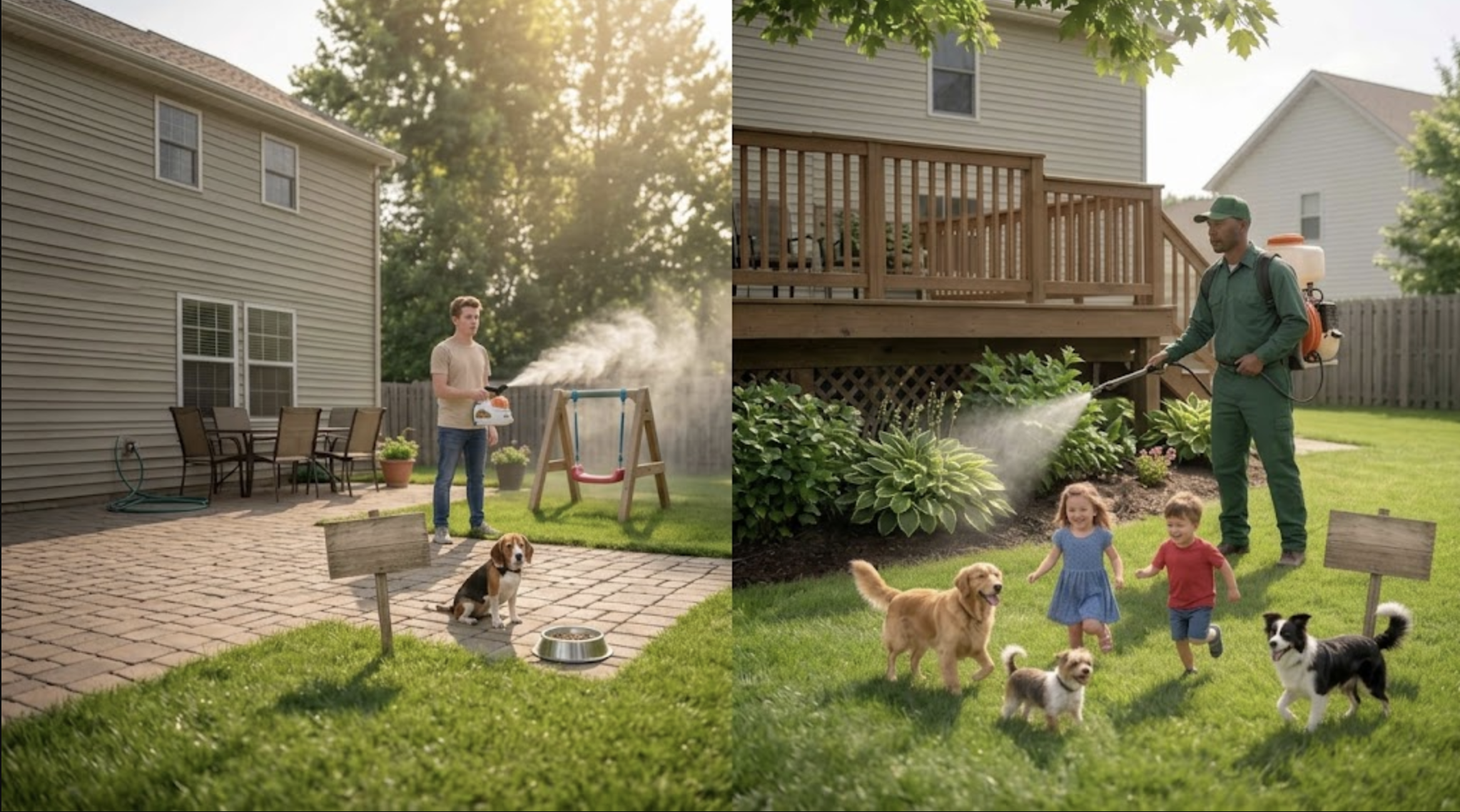 Pet-Friendly Mosquito Treatment: Professional vs. DIY for Kids and Pets